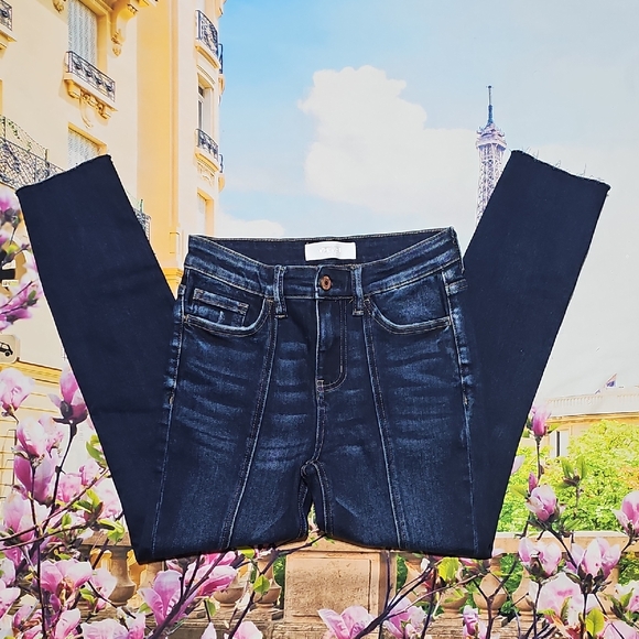 Vervet Blue Skinny Jeans Size 24 - Picture 2 of 6